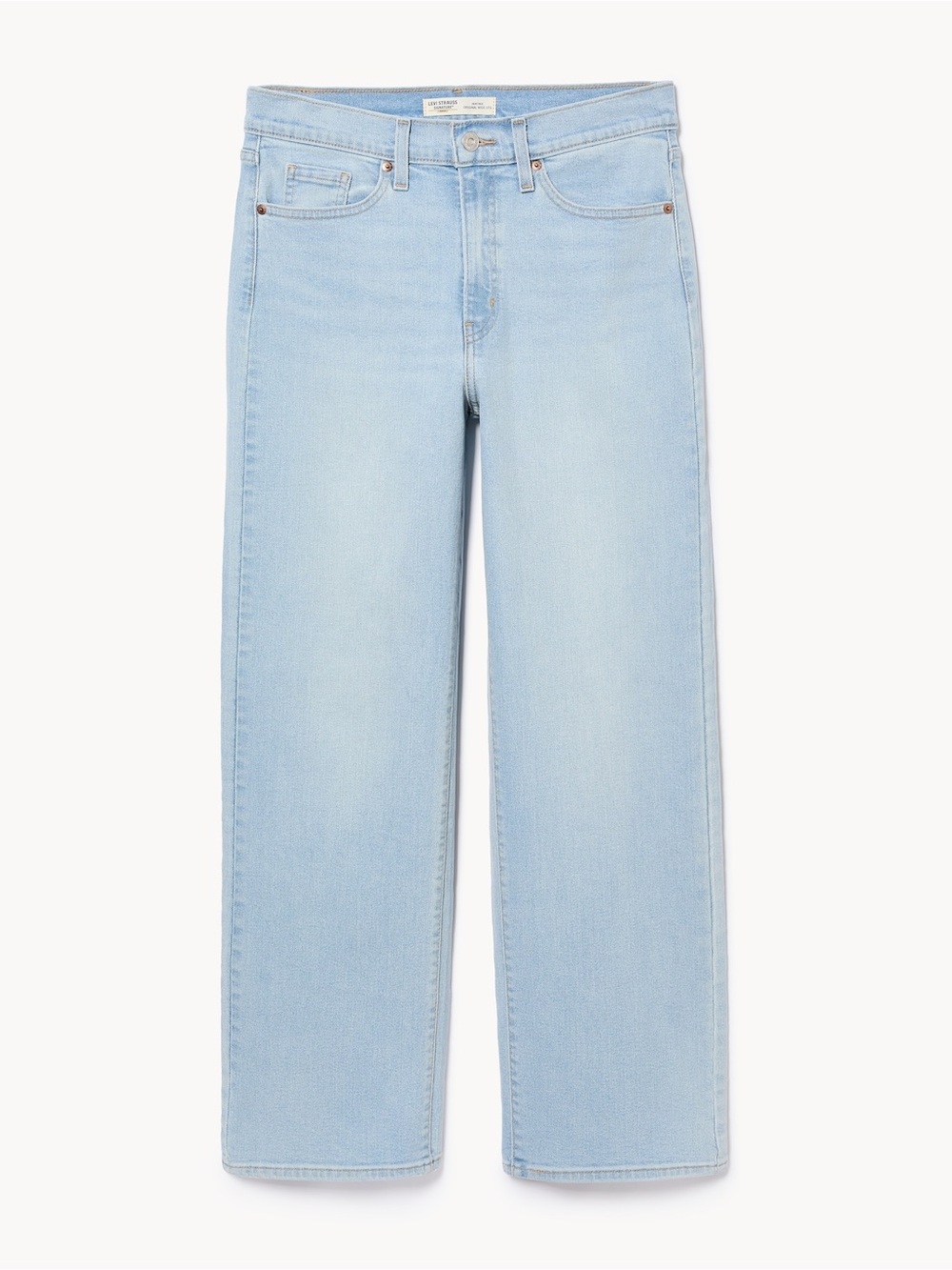 Levi's Light Blue Wide Leg Jeans for Women